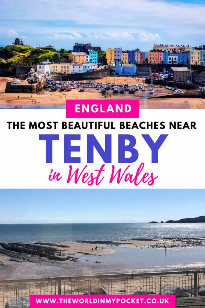 Pin's des plus belles plages de Tenby