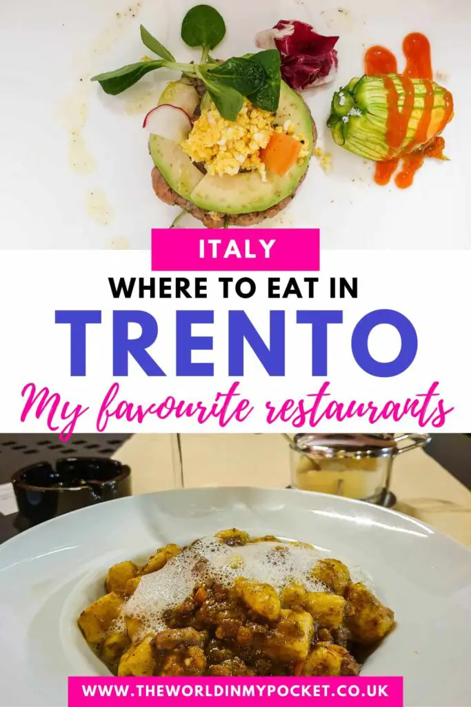 Where to Eat in Trento – My Favourite 8 Trento Restaurants pin