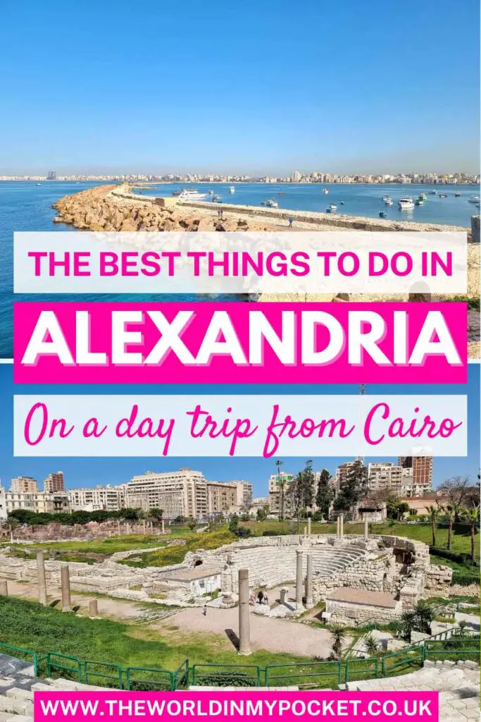 How to Plan a One Day Trip to Alexandria from Cairo pin
