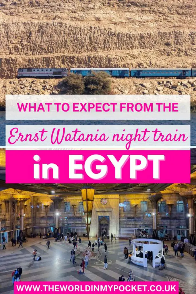 A Complete Guide to the Cairo to Aswan Train (via Luxor) pin 