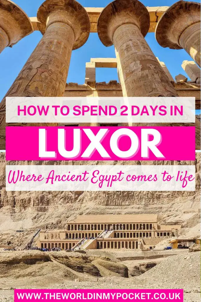Two days in Luxor pin