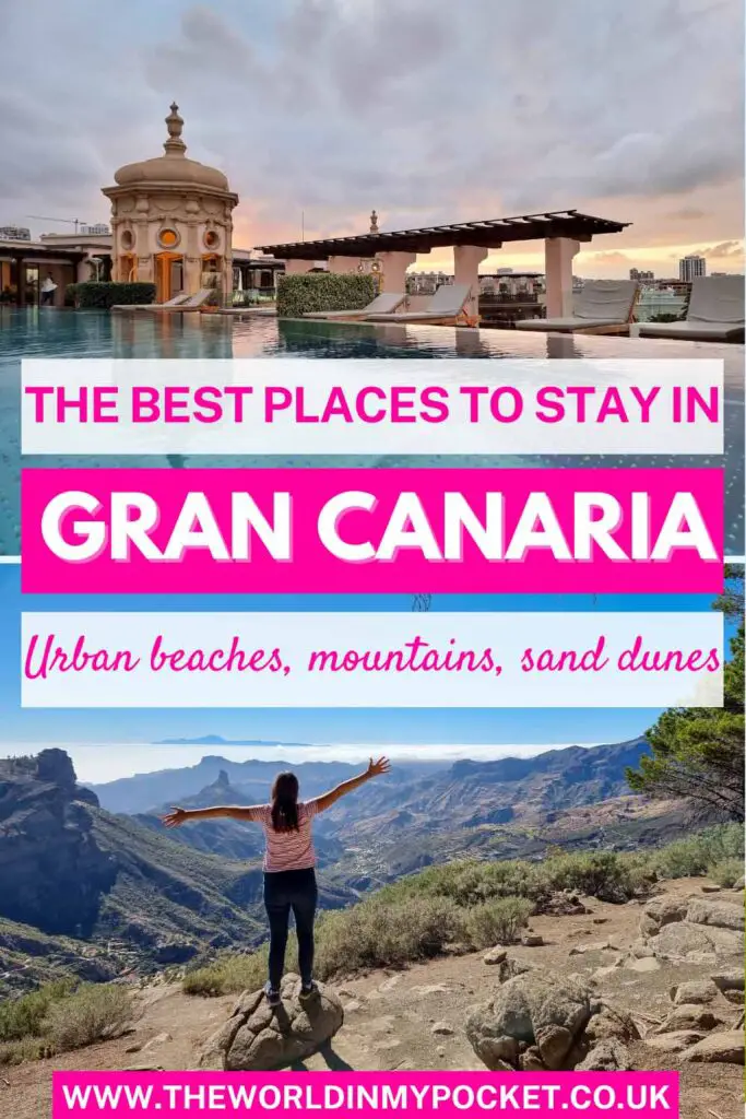 The Best Places to Stay in Gran Canaria pin