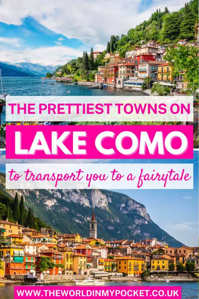 The Best Towns on Lake Como for an Italian Fairytale Holiday pin