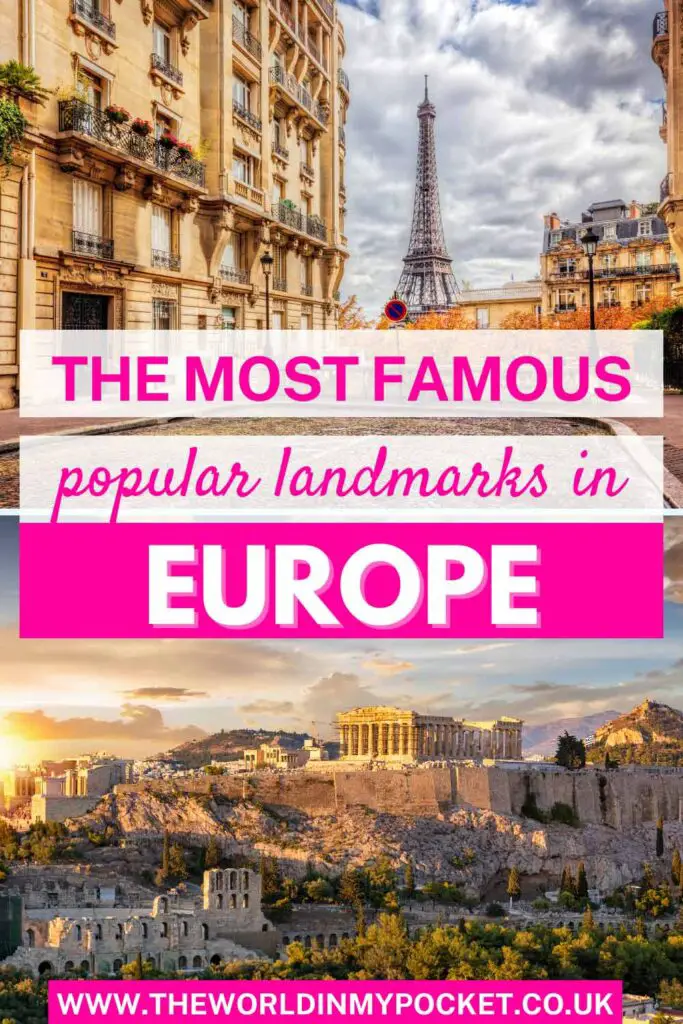 The Most Famous Attractions in Europe for First-Time Visitors pin