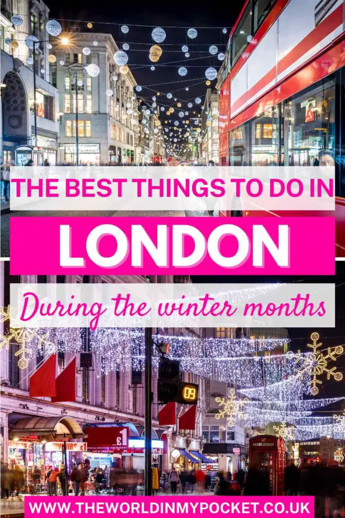 What To Do In London In Winter pin