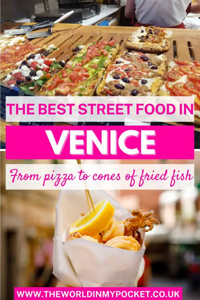 Venice Street Food: Delicious Budget Friendly Bites pin