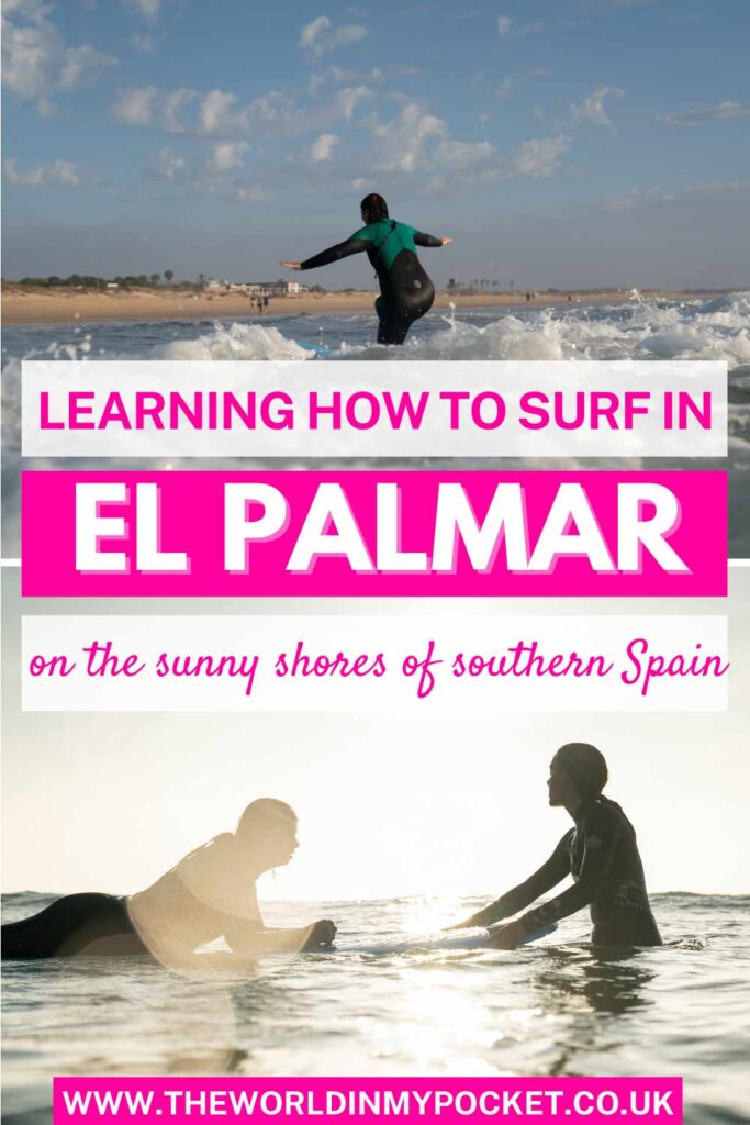 Learning How to Surf in the South of Spain pin