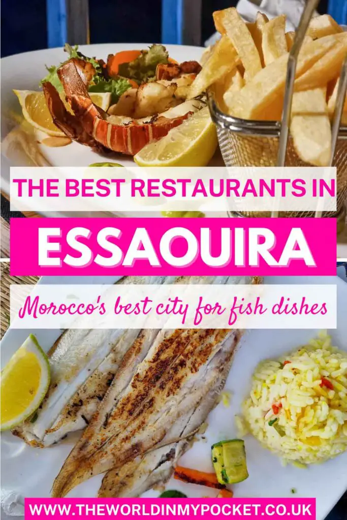 My Favourite Restaurants in Essaouira pin