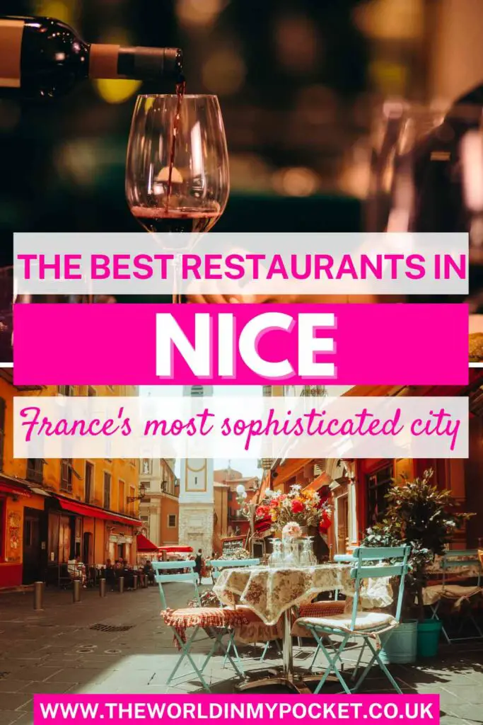 Where to Eat in Nice, France - The Best Restaurants pin