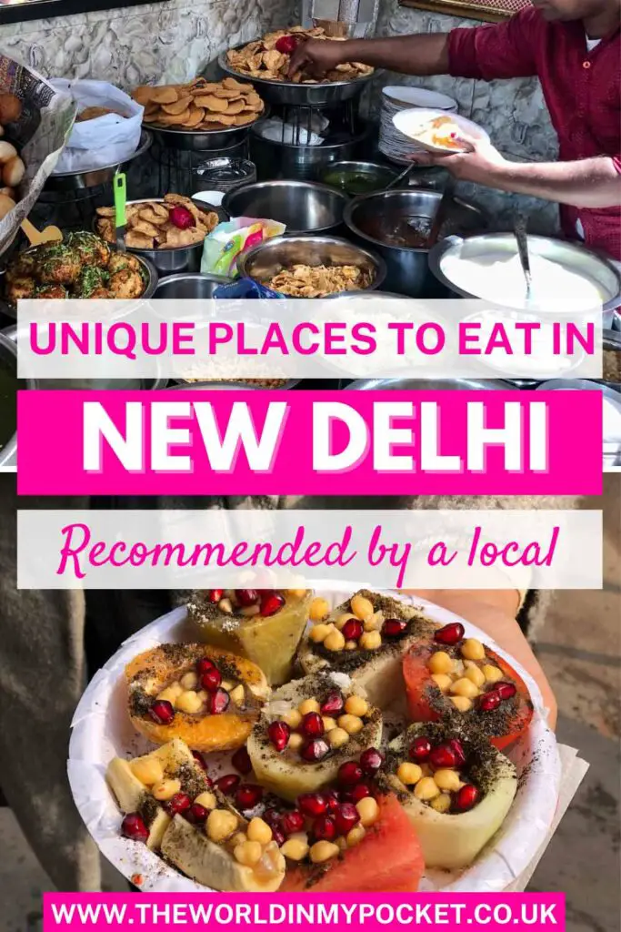 Unique Places to Eat in Delhi pin