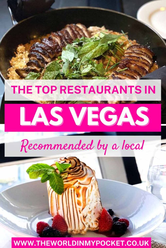 Best Fine Dining Restaurants in Las Vegas pin