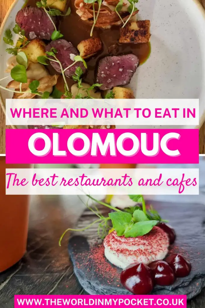 My Favourite Restaurants in Olomouc: What and Where to Eat in Olomouc pin