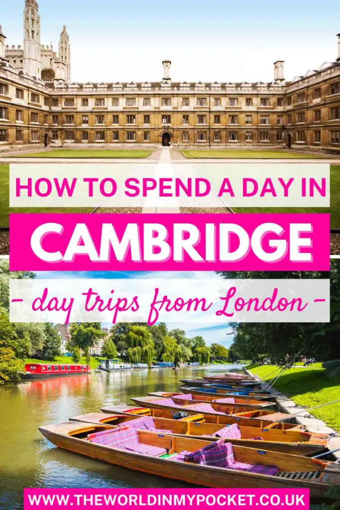 A Perfect Cambridge Day Trip Itinerary pin