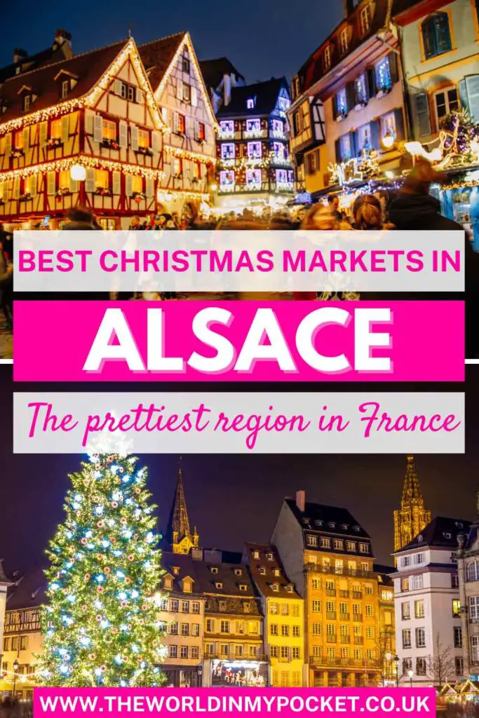 The Best Christmas Markets in Alsace, France pin