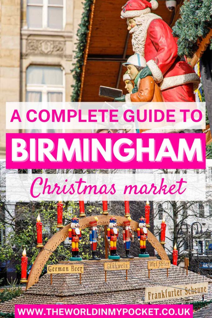 The Ultimate Guide to the Birmingham Christmas Market pin