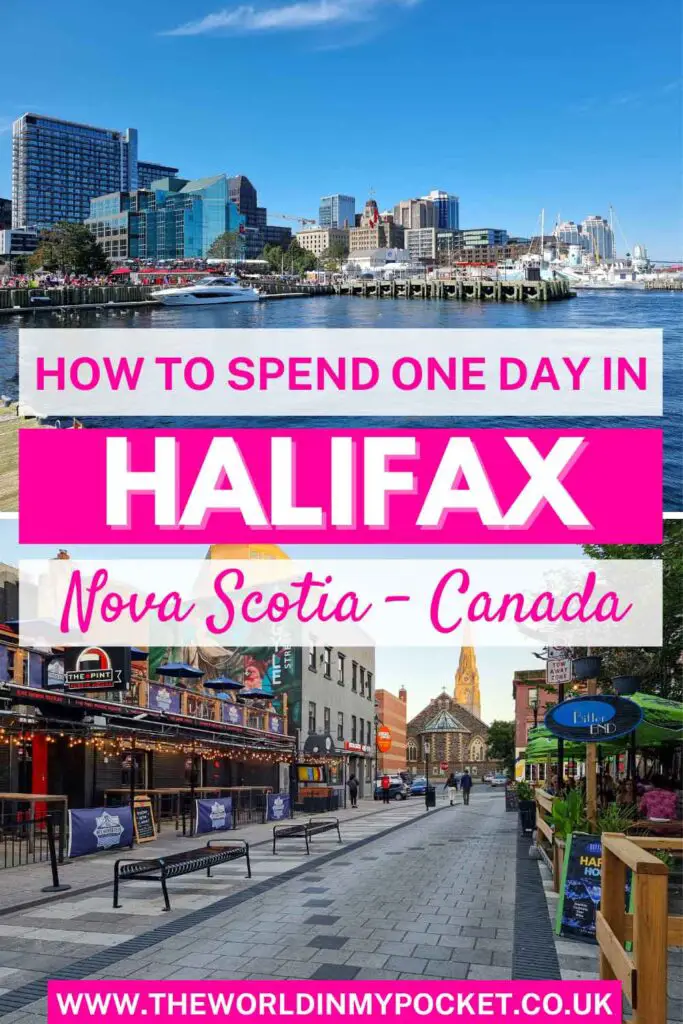 How to Spend One Day in Halifax pin