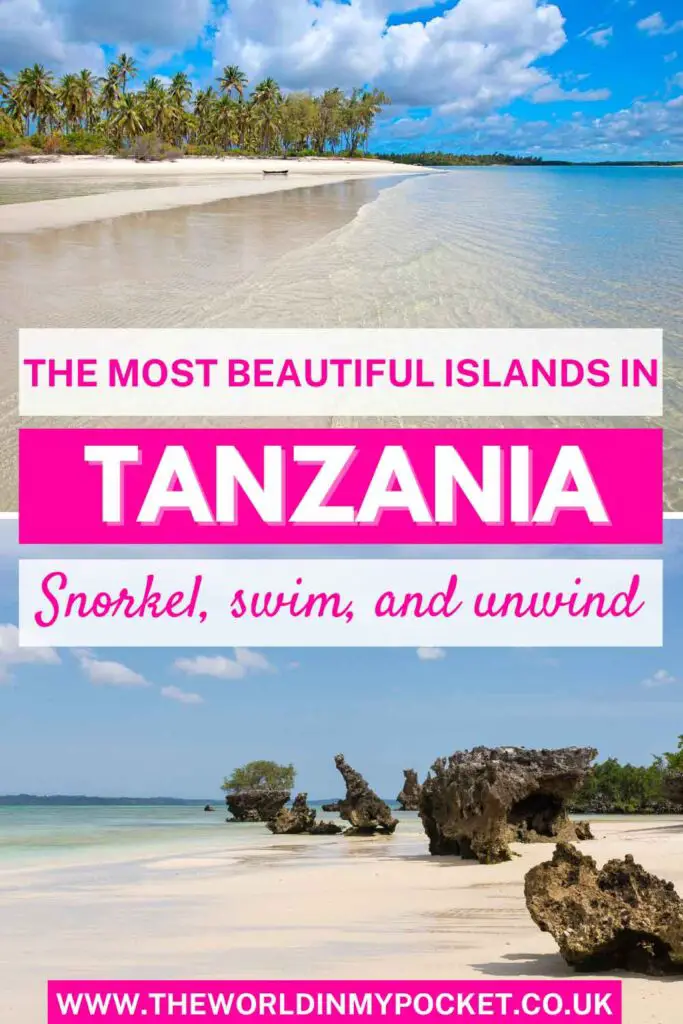 The Most Beautiful Islands in Tanzania pin
