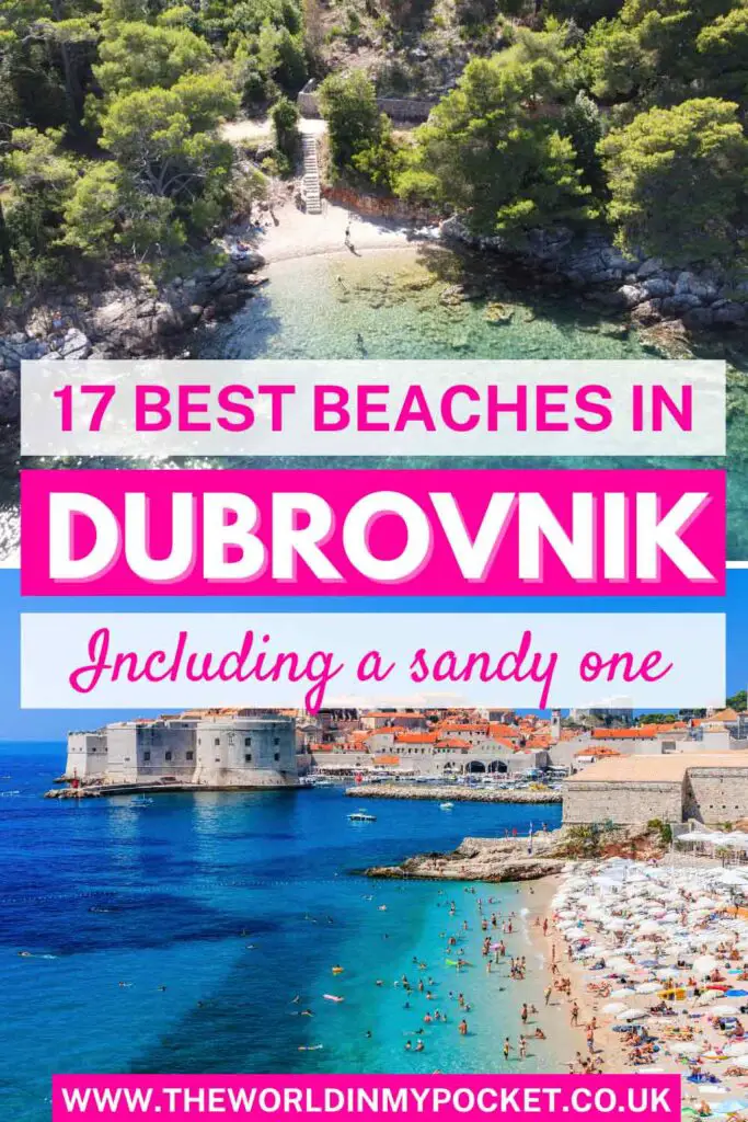 17 Best Beaches in Dubrovnik - Including a Sandy One pin