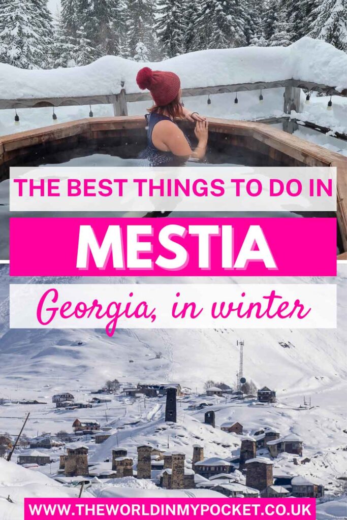 Your Complete Mestia in Winter Travel Guide pin
