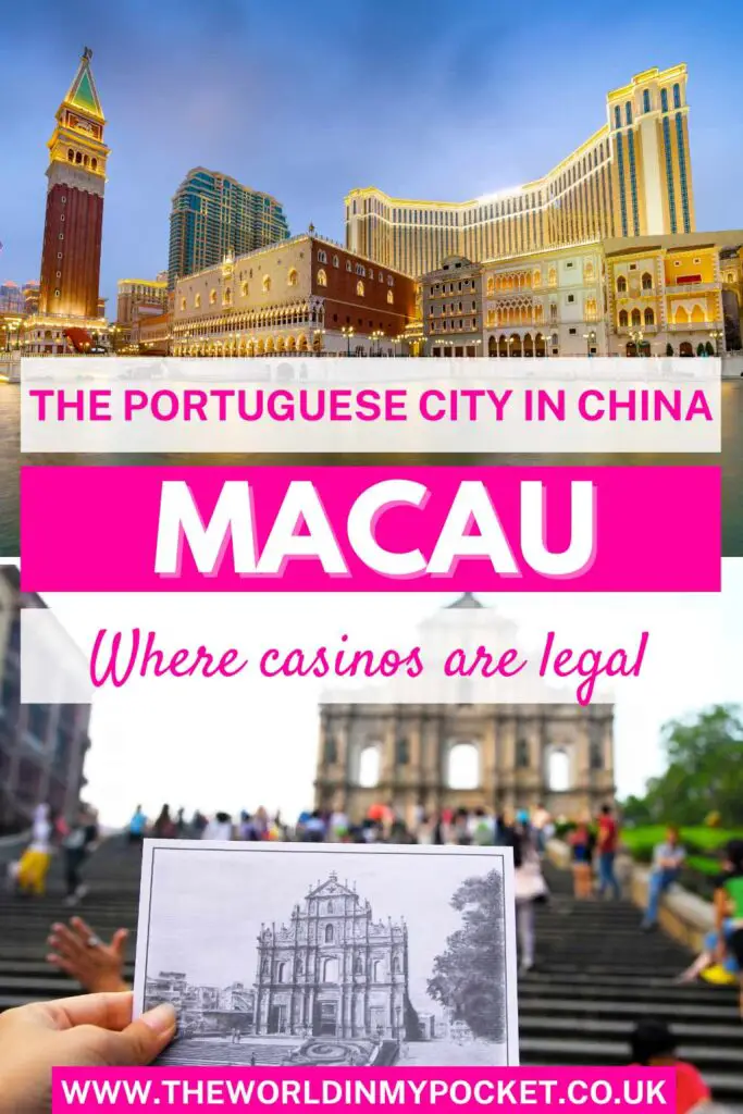 Introducing Macau: A Blend of Eastern Culture and Western Entertainment pin
