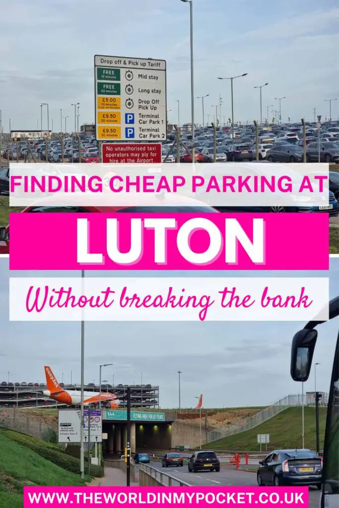 How to Find Cheap Parking at Luton Airport pin