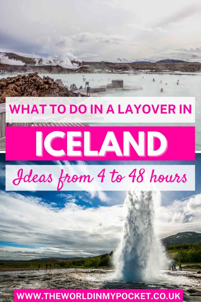 What to Do In a Layover in Iceland pin
