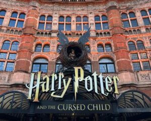 A photo of the building where Harry Potter the musical is taking place