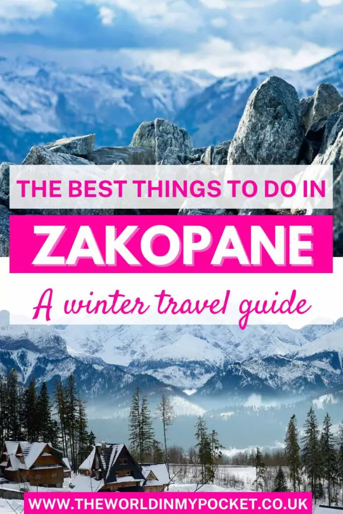 Zakopane In Winter – A Guide to Poland's Winter Capital pin