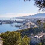 A view of Malaga from the Gibralfaro hill