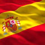 The flag of Spain