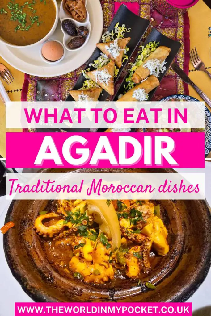 What to Eat in Agadir – A Moroccan Food Guide pin