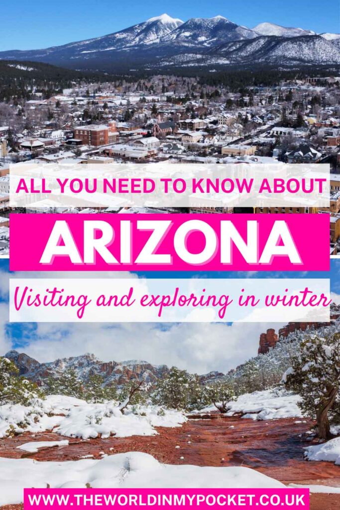 Arizona in Winter: The Ultimate Travel Guide pin