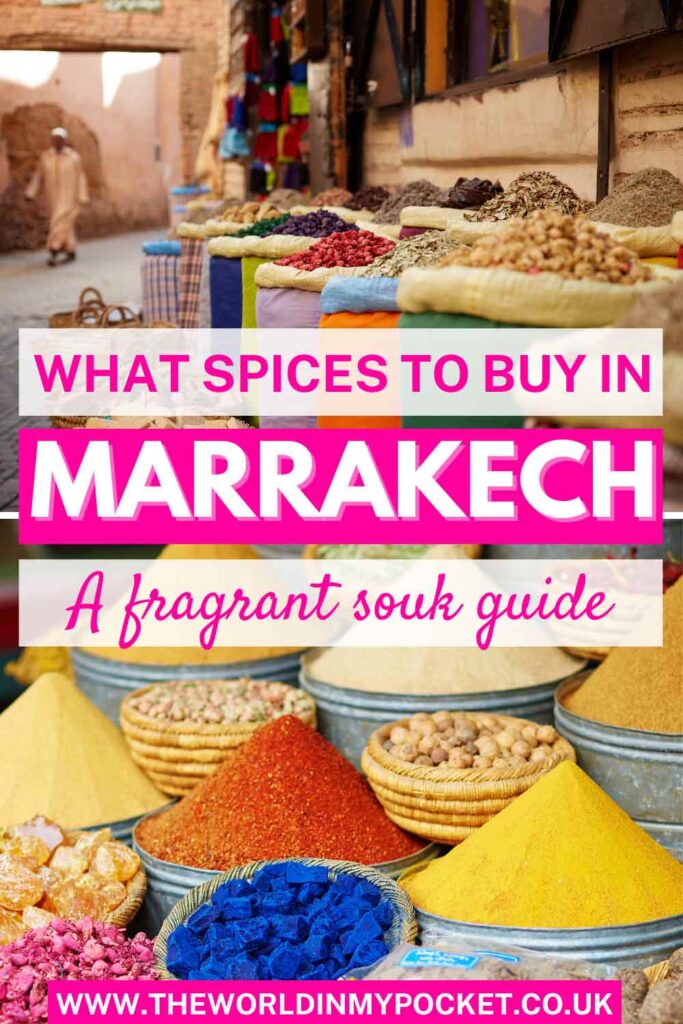 The Best Spices to Buy in Marrakech – A Guide to Moroccan Spices pin