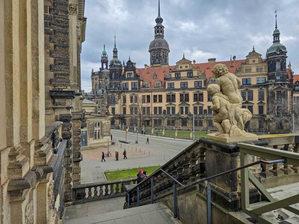 A panorama of the city centre of Dresden, with its Baroque architecture