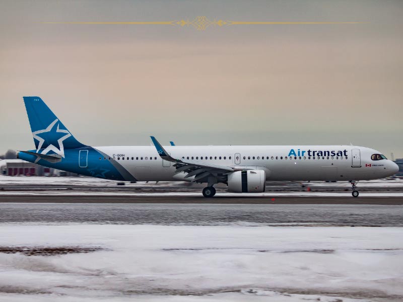 An Air Transat plane