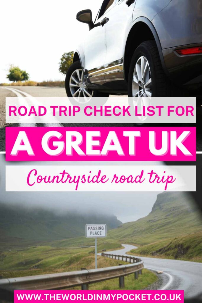H1 How to Prepare Your Car Before a Long Road Trip Around the UK pin