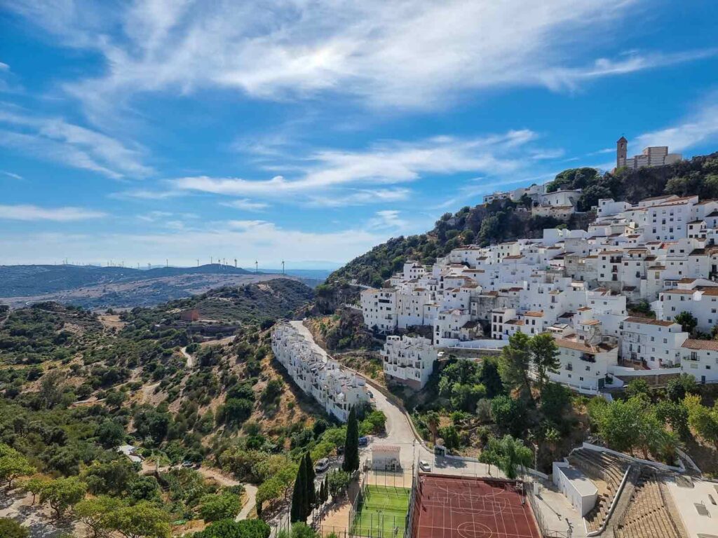 The village of Casares in Spain